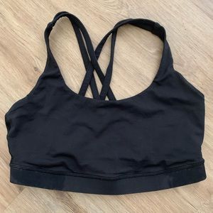 Black Sports Bra